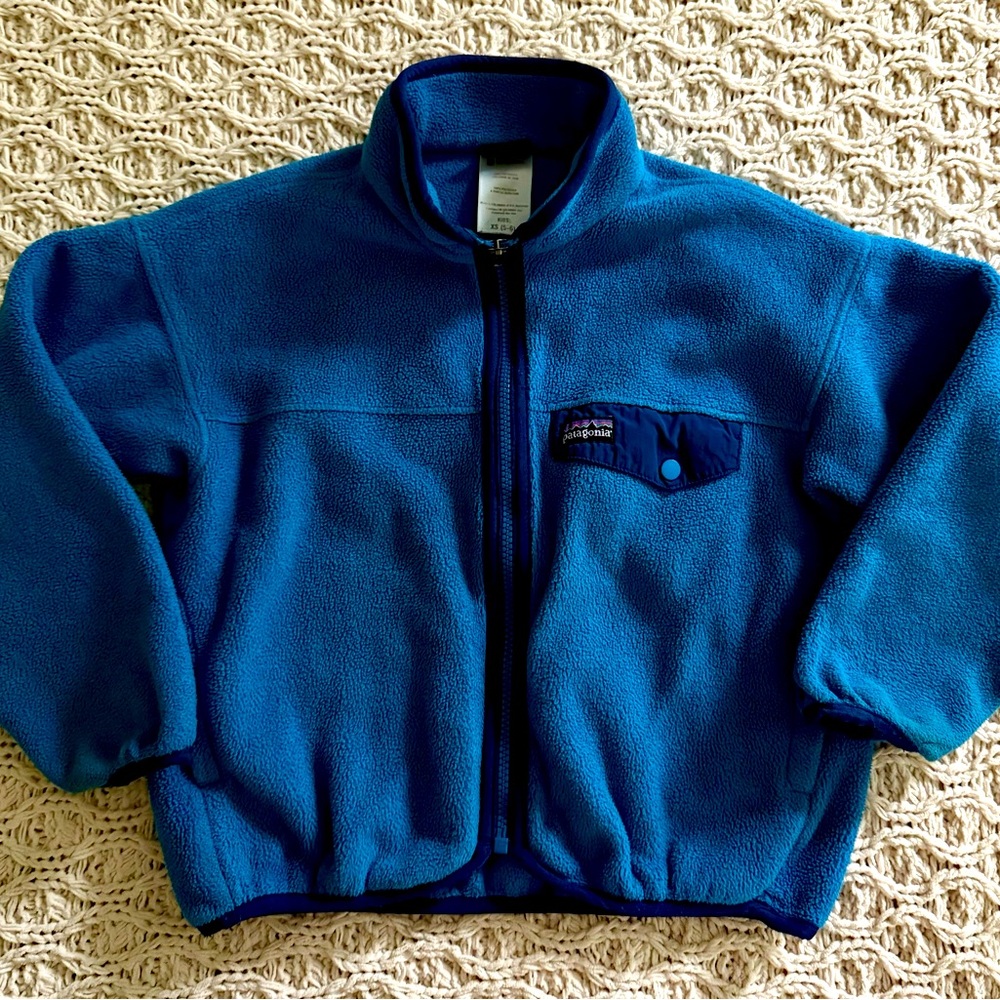 Patagonia kids Synchilla fleece full zip